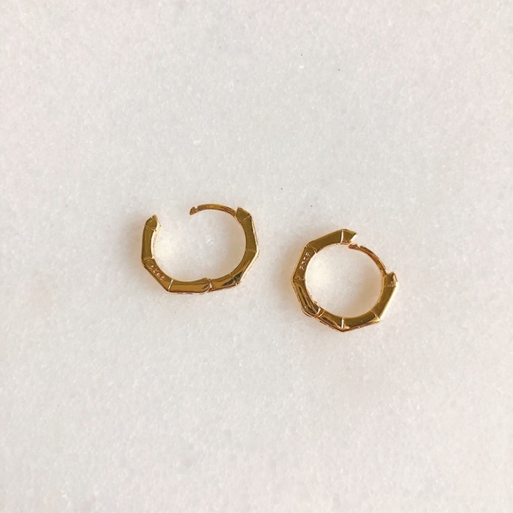 S925 silver hoop earrings - Picture 4 of 7